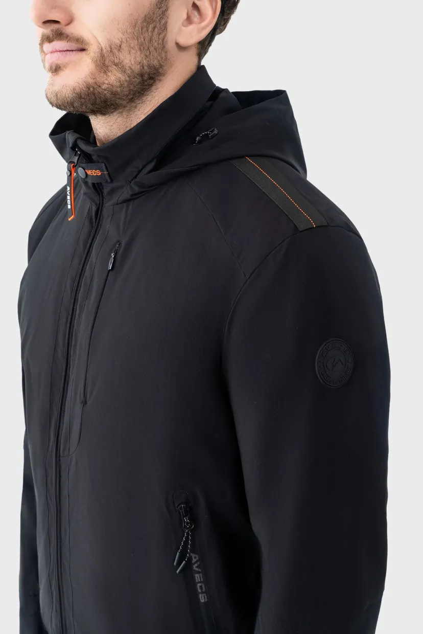 Чоловіча чорна куртка  jacket 9