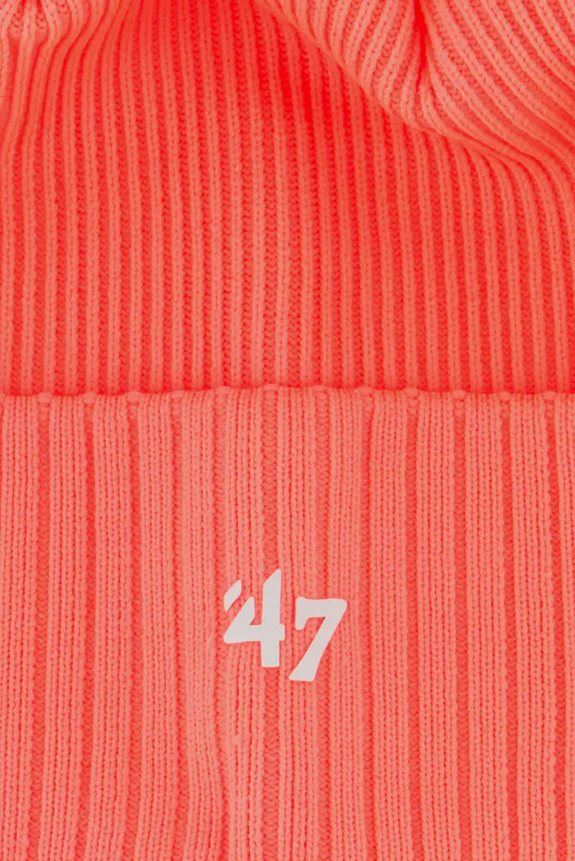 Помаранчева шапка Striped Knit Hat 4