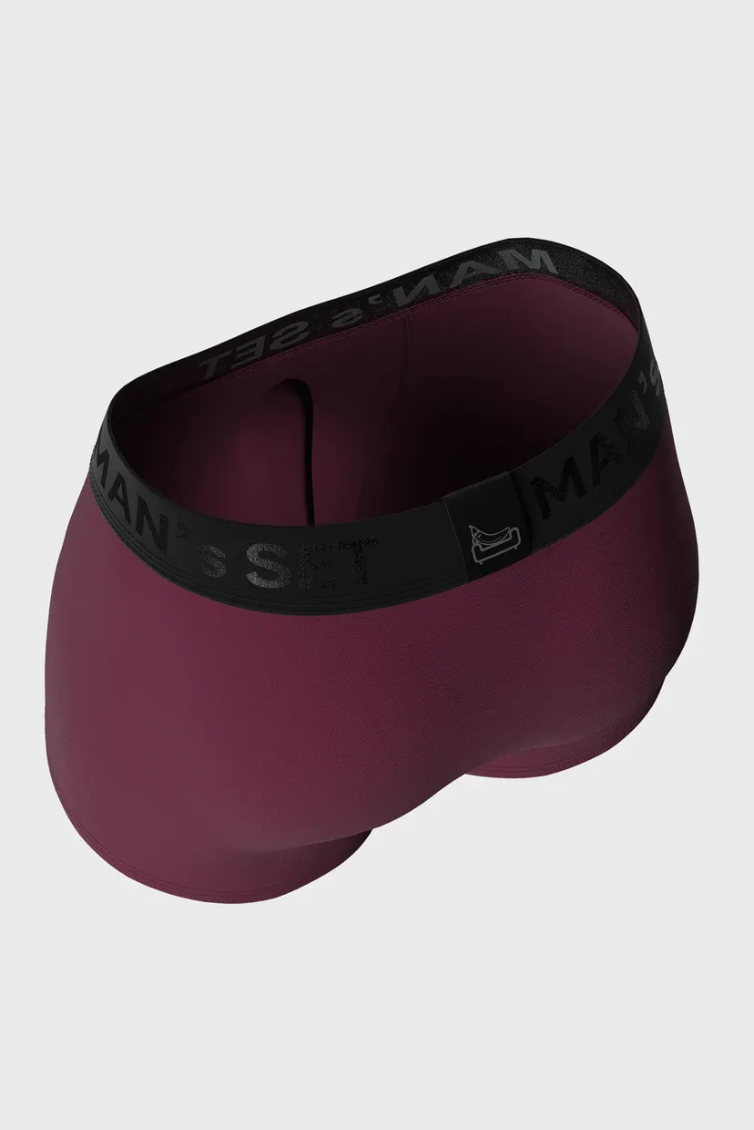 Мужские бордовые трусы Anatomic Classic 2.0 Black Series 3