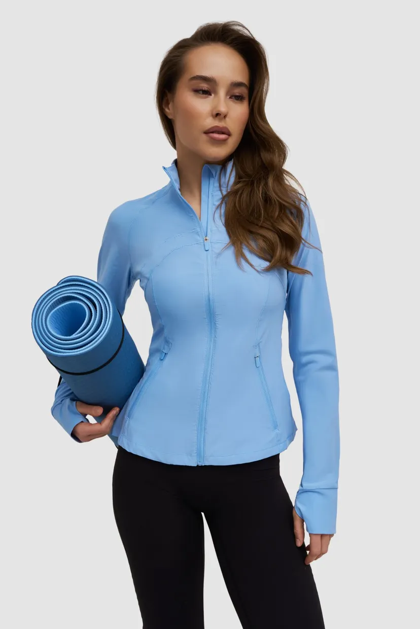 Женская голубая спортивная кофта sweatshirt 3
