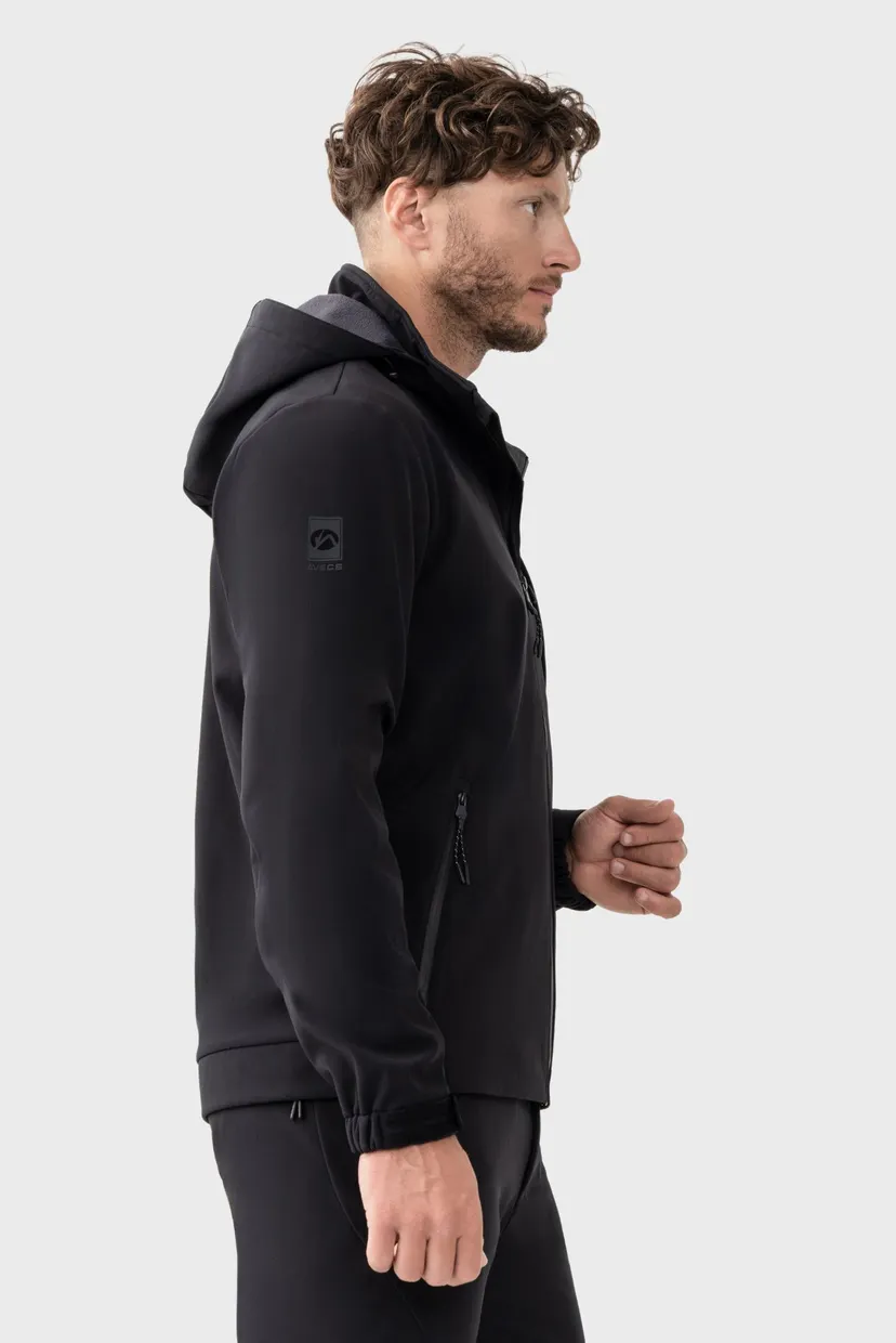 Чоловіча чорна вітровка Windbreaker 5
