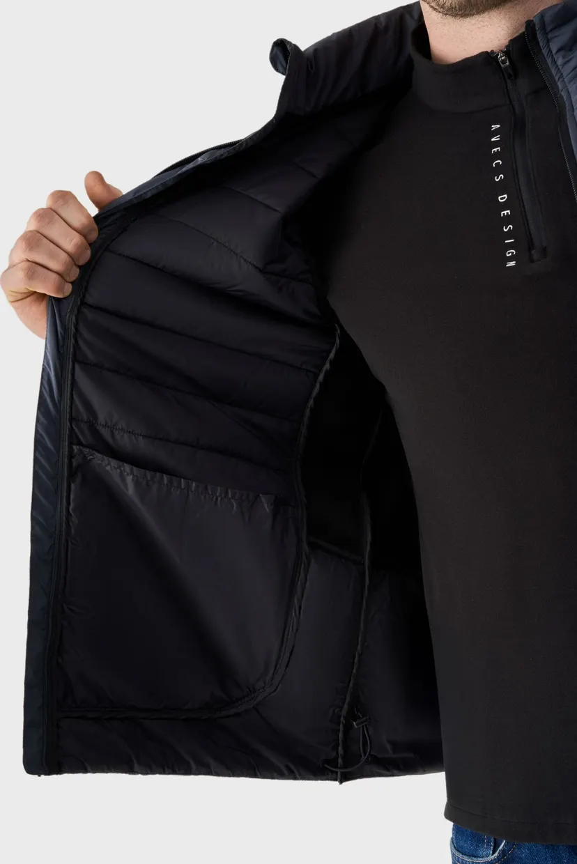 Чоловічий сірий жилет vest 10
