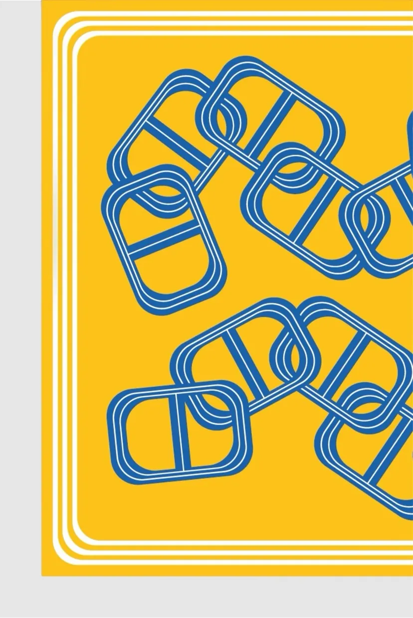 Жіноча шовкова хустина Yellow & blue art, 65 х 65 см 4