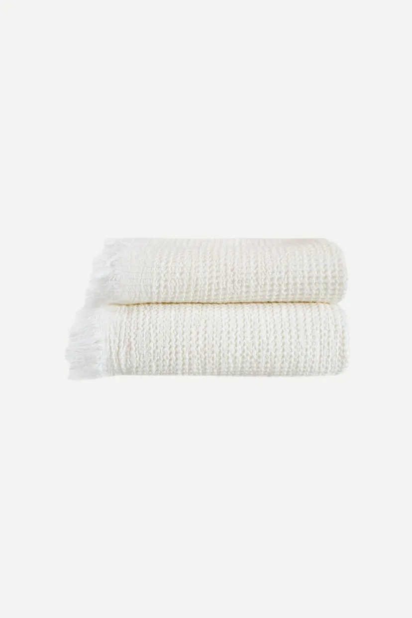 Рушник - Rius off white молочний 90X170 8