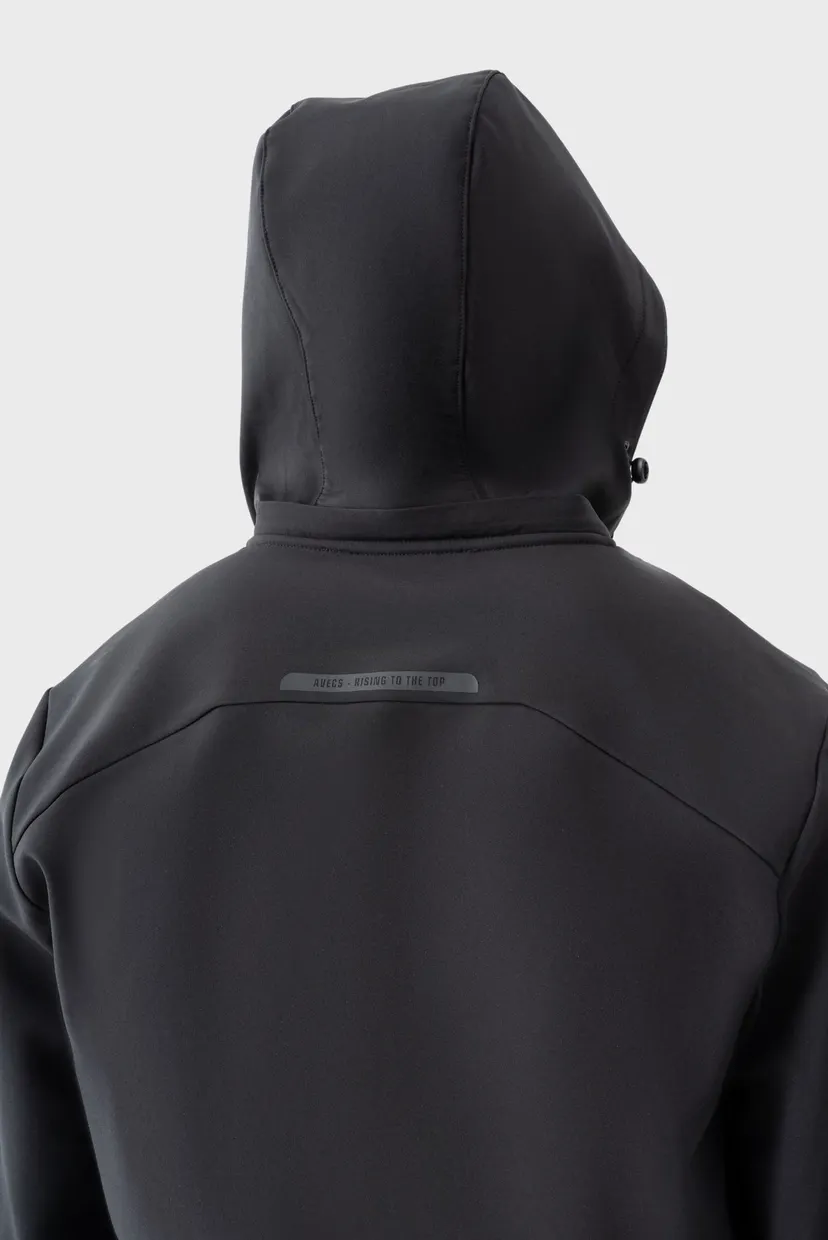 Чоловіча чорна вітровка windbreaker 10