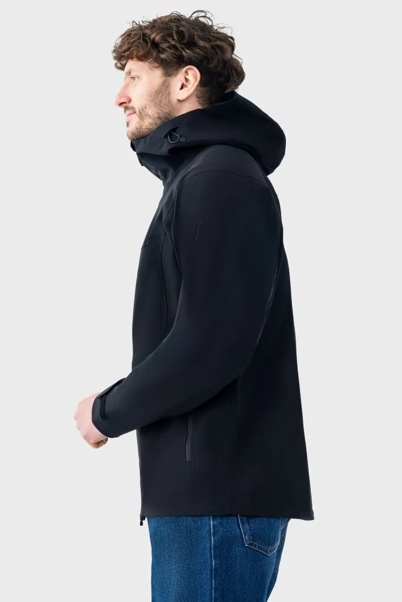 Мужская чёрная куртка jacket 4