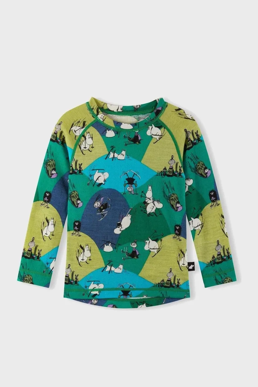 Дитячий зелений комплект Moomin Trivsam 4