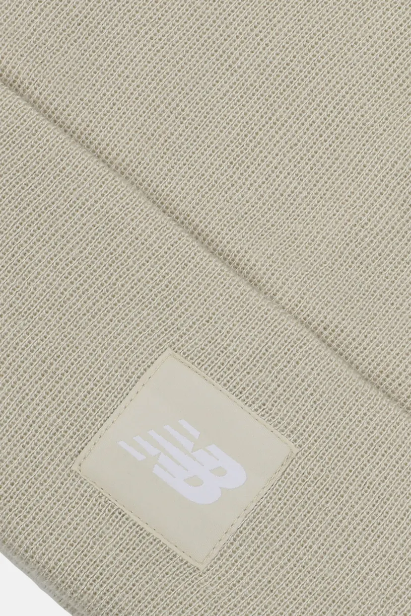 Бежева шапка Cuffed Beanie Flying NB Logo 3