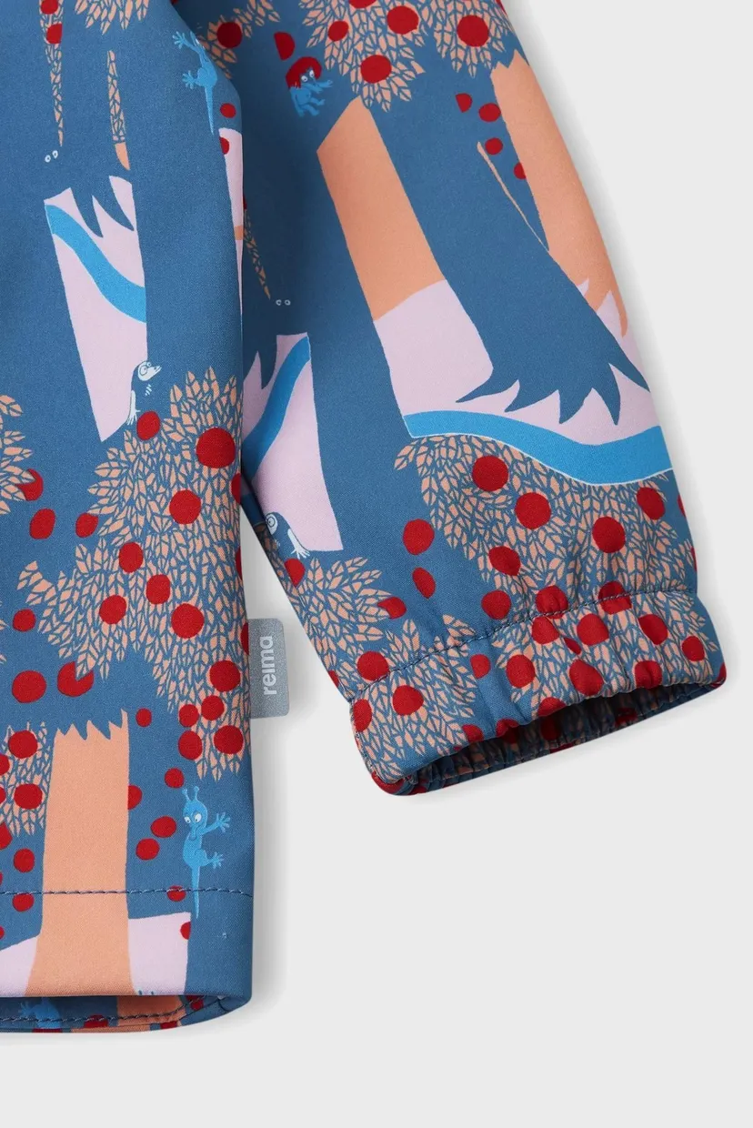 Дитяча синя куртка Softshell Moomin Vantti 4