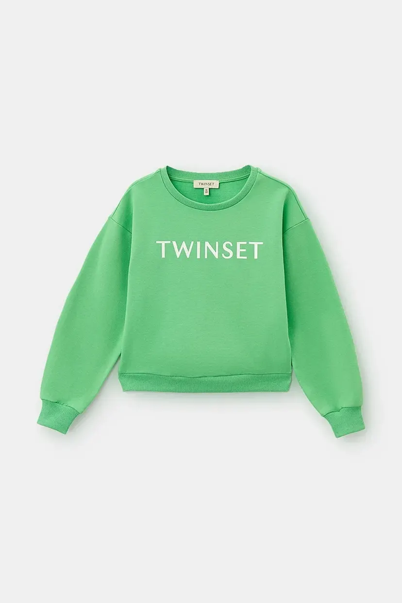 Дитячий зелений світшот TWINSET Girl 3
