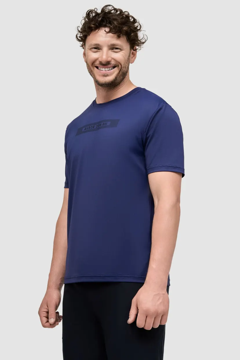 Чоловіча футболка синя T-shirt 4