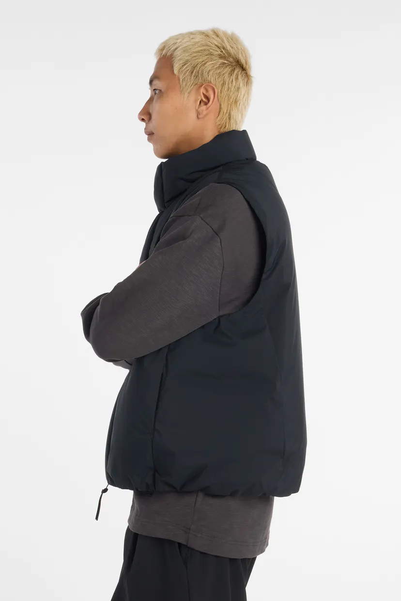 Чоловічій чорний жилет NB Grey Down Vest 3