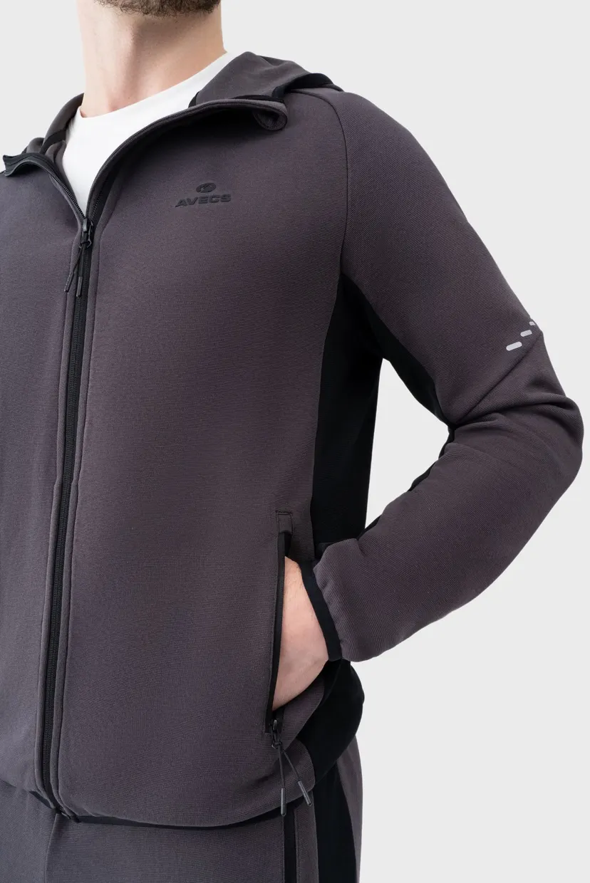 Чоловічий сірий Спортивний костюм (кофта, штани) Tracksuit 7