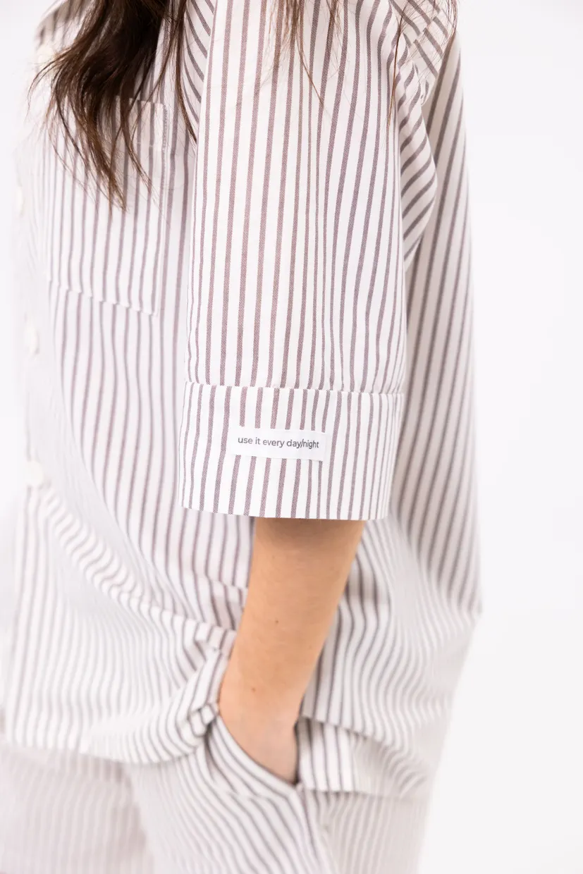 Пижама unisex - City Shorts коричневый 5