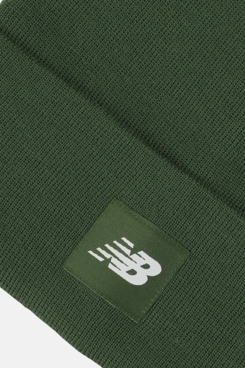 Зелена шапка Cuffed Beanie Flying NB Logo 3