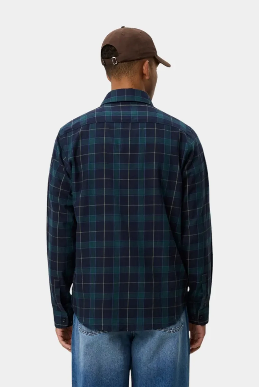 Чоловіча темно-синя сорочка 4