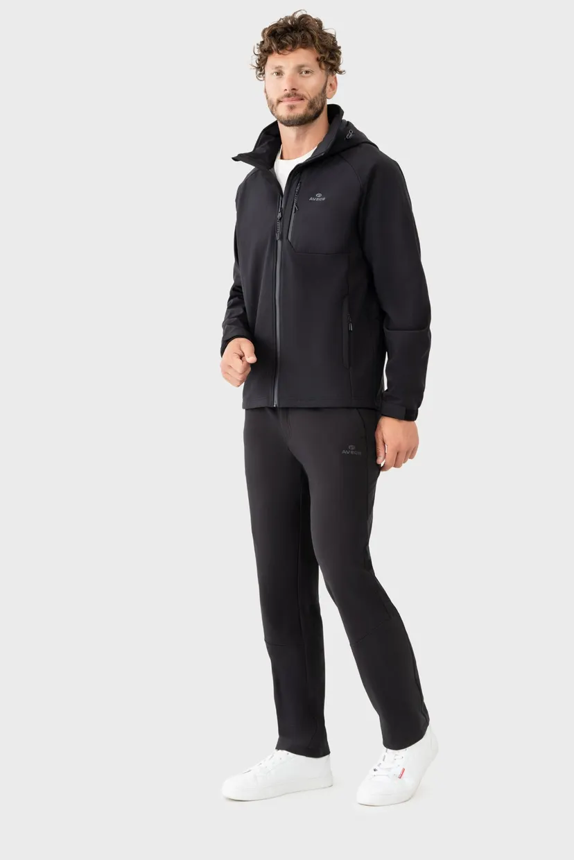 Чоловічі чорні штани Softshell Pants 2