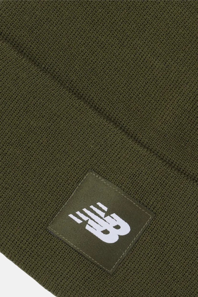 Зеленаі шапка Cuffed Beanie Flying NB Logo 3