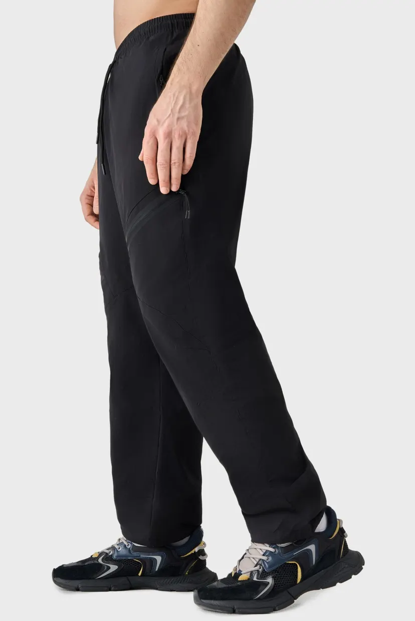Мужской чёрный спортивный костюм tracksuit 8