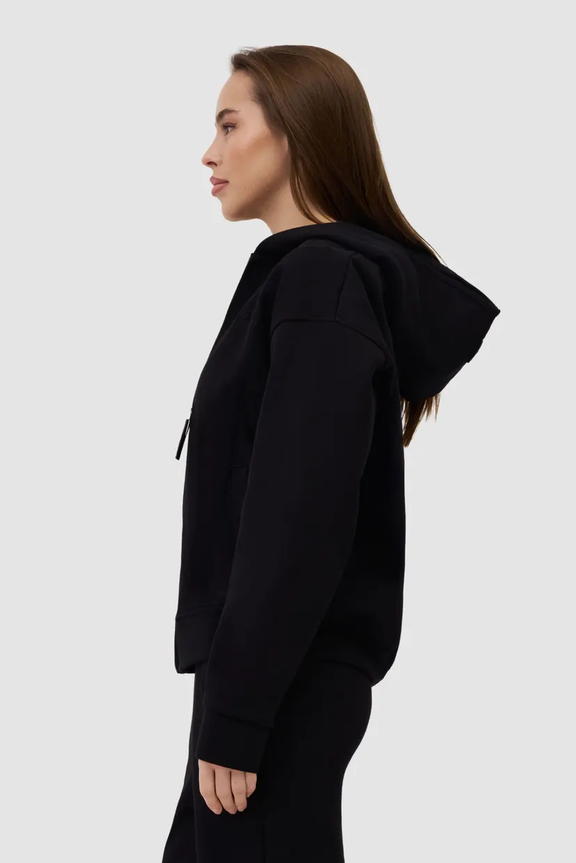 Женский чёрный спортивный костюм tracksuit 4