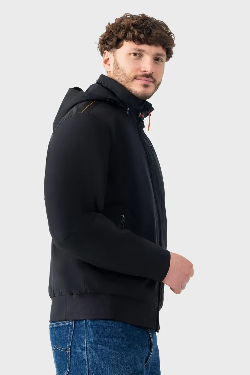 Чоловіча чорна куртка  jacket 5