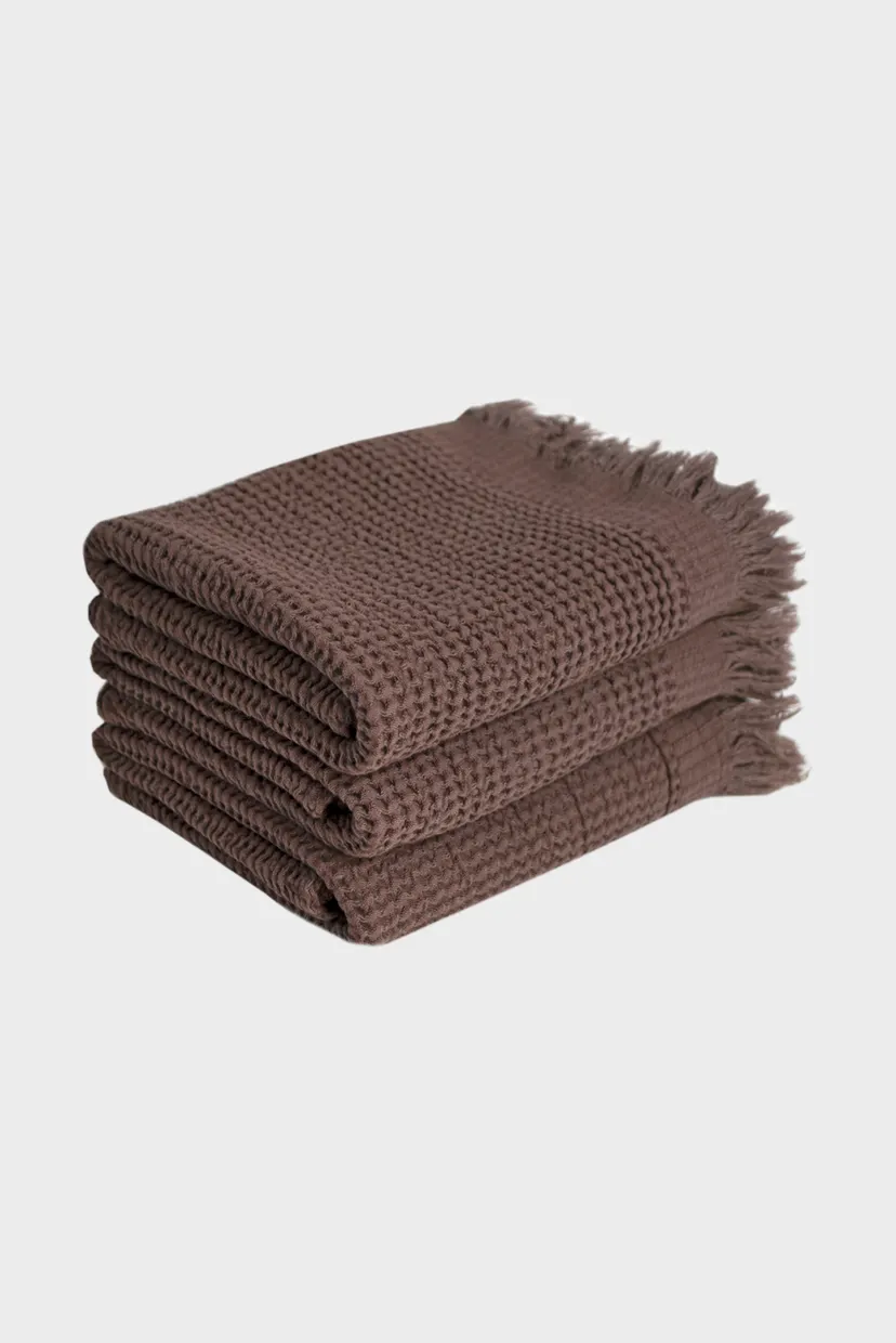Рушник - Rius dark brown темно-коричневий 90X170 7