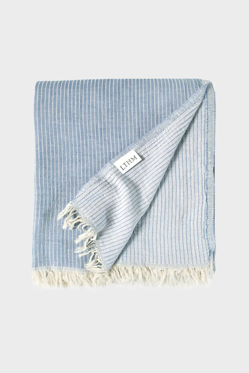 Покрывало - Premium Stripe синий 190X225 3