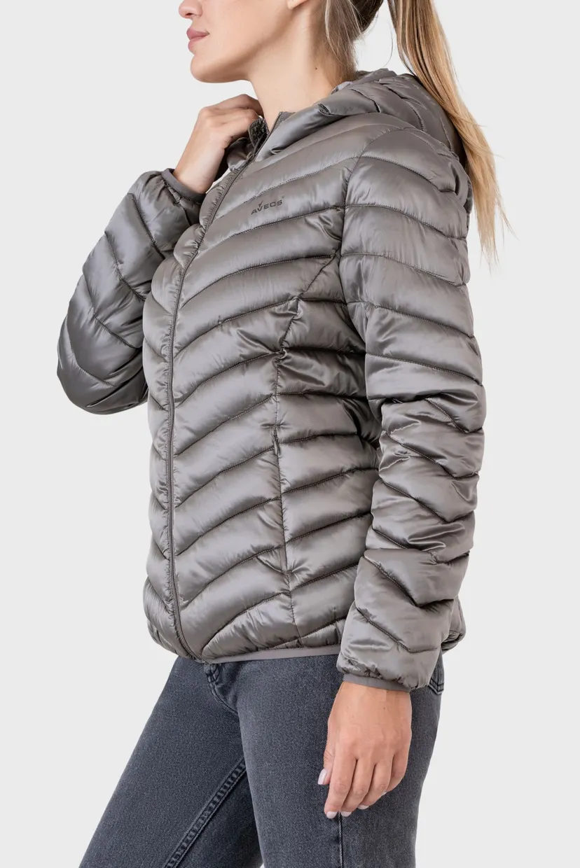 Женская серая ветровка Windbreaker 3