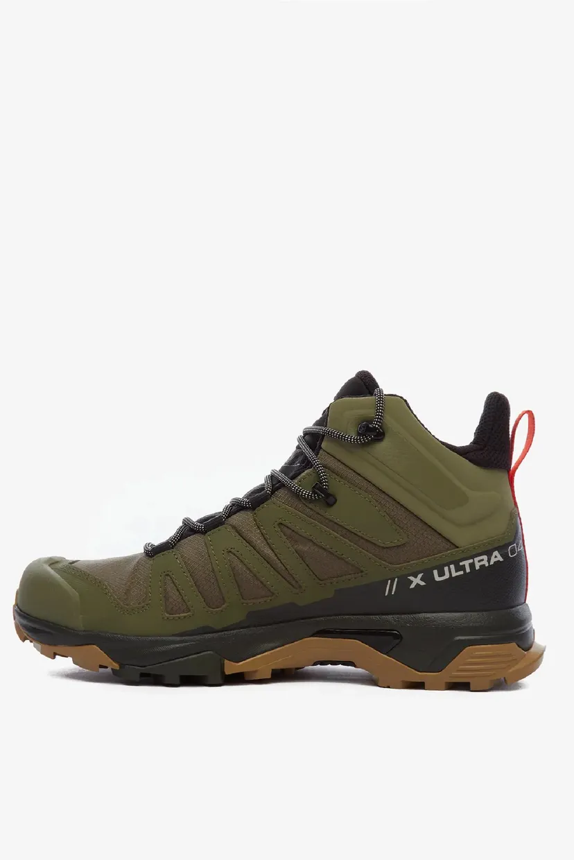 Мужские зеленые ботинки X Ultra 4 Mid GTX M 3