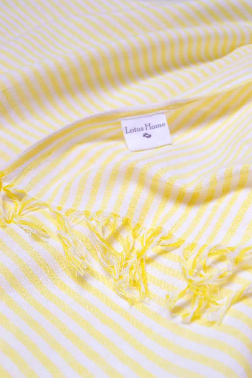 Полотенце Pestemal - Argosa stripe yellow 85X175 3