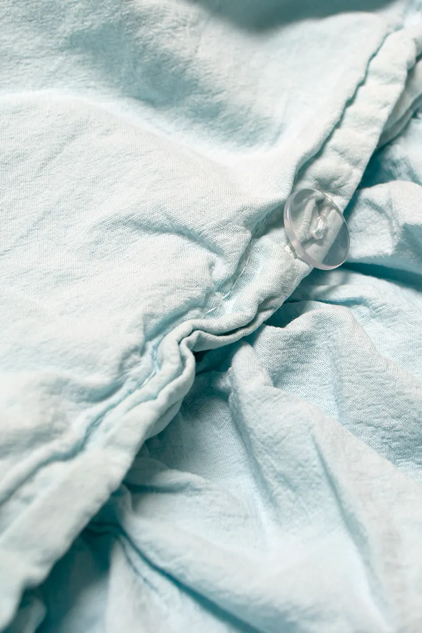 Постельное белье Washed cotton - Kansas fly plus ментоловый евро 5