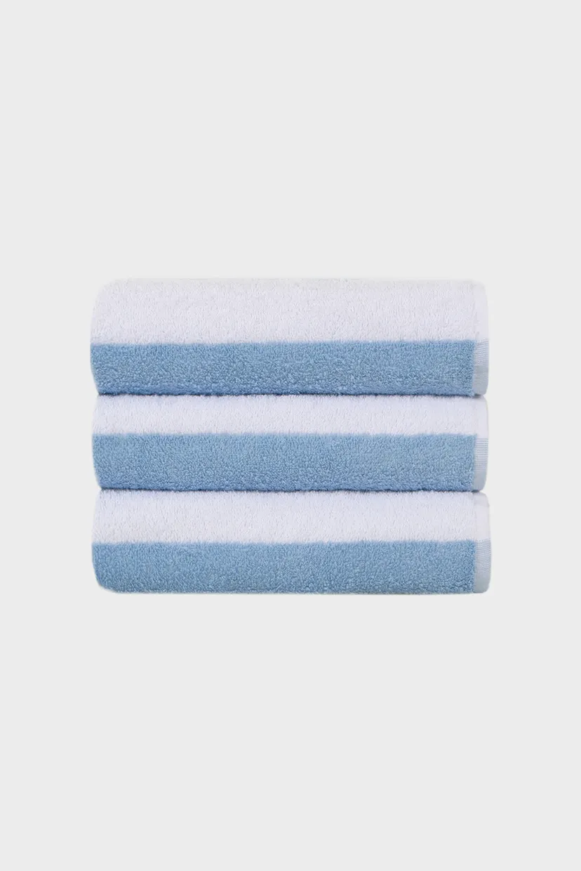 Полотенце Delmor white-blue 90X150 6