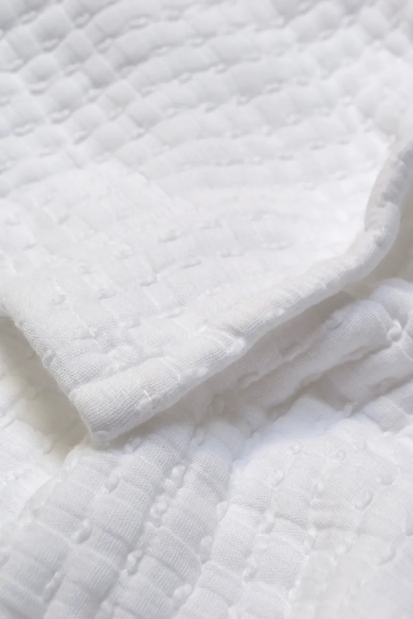 Покрывало - Leeds white белый 240X260 3