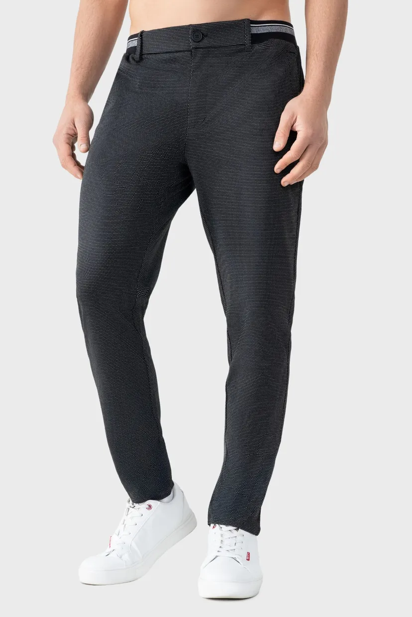 Мужской черный спортивный костюм  gym suit (кофта, штаны) 6