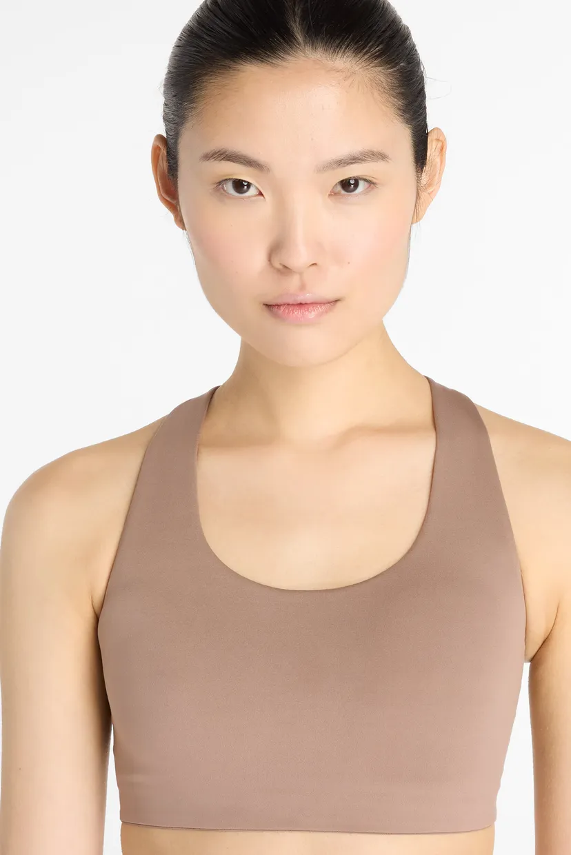 Жіночій коричневий топ NB Define Train Bra 5