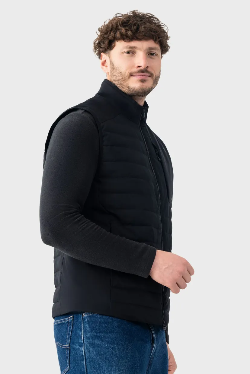 Мужской черный жилет vest 5