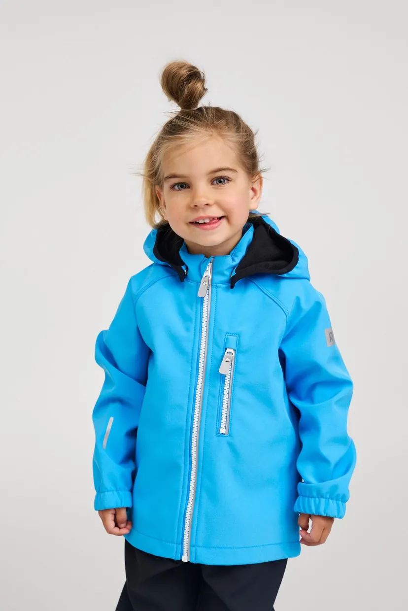 Дитяча синя куртка Softshell Vantti 5