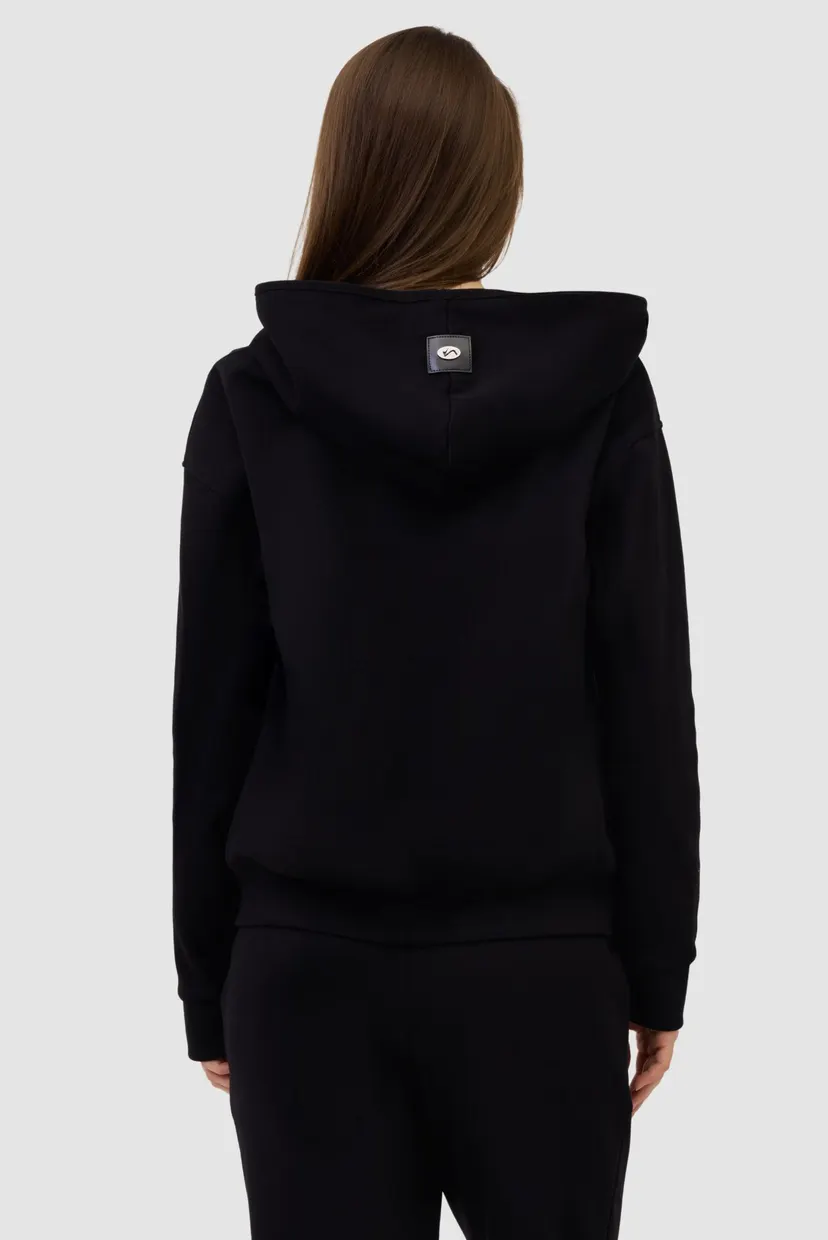 Жіночий чорний спортивний костюм tracksuit 3