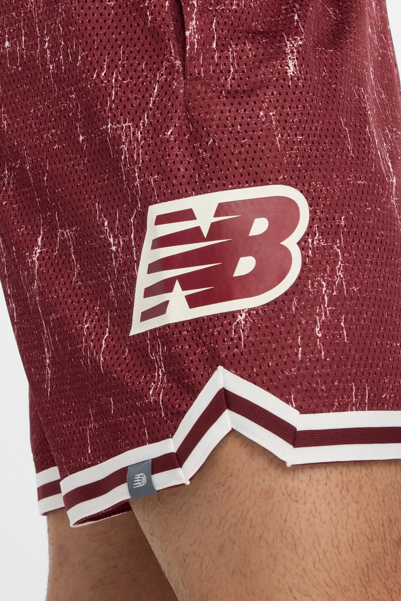 Мужские бордовые шорты Printed 7