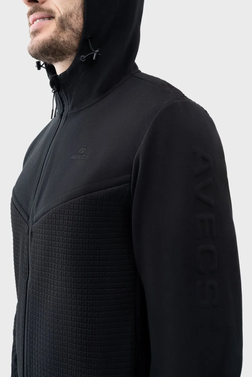 Чоловічий чорний Спортивний костюм (кофта, штани) Tracksuit 9