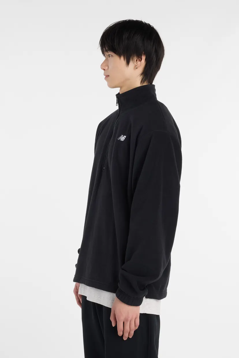 Мужской черный реглан Polar Half Zip 3