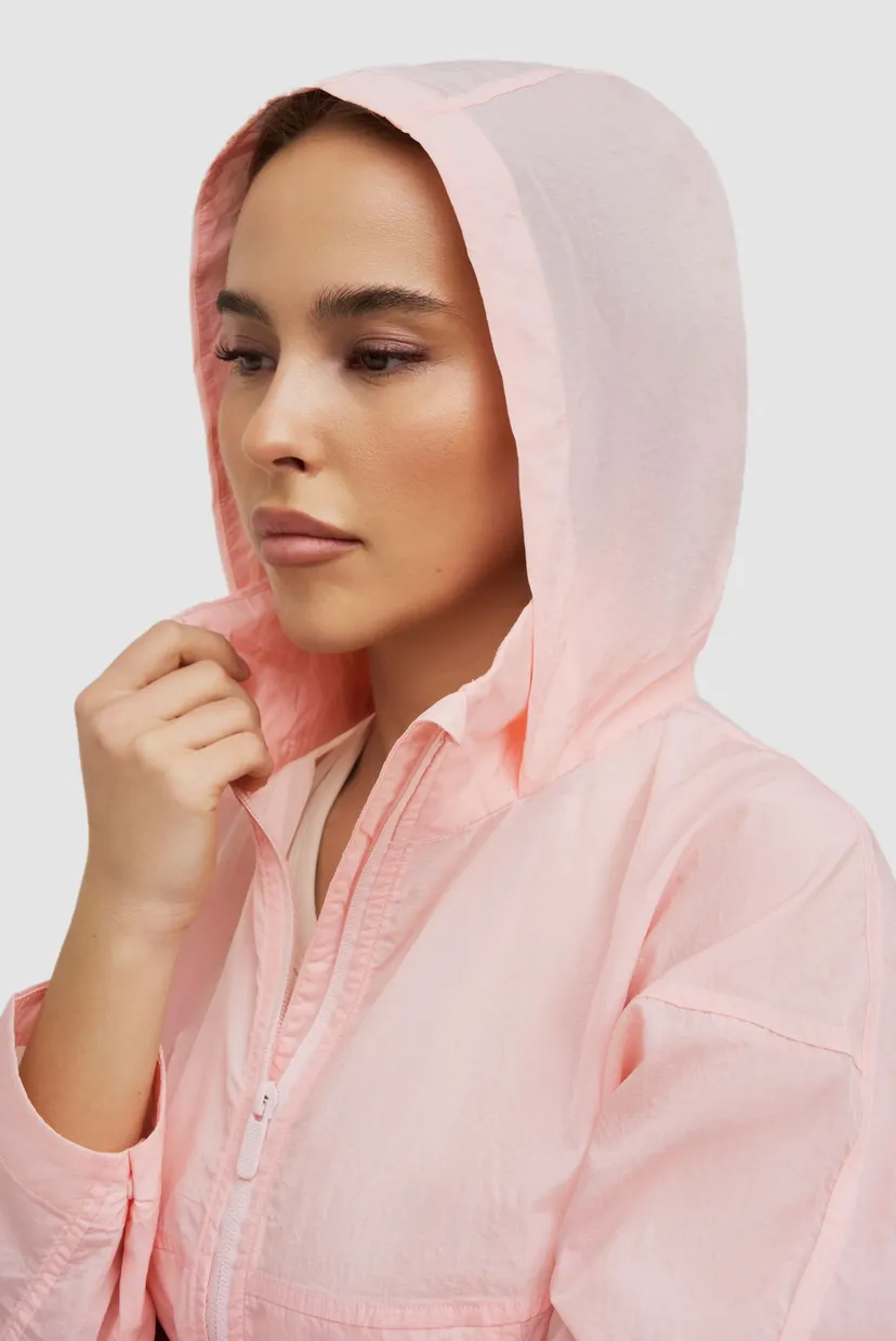 Жіноча рожева вітровка windbreaker 6