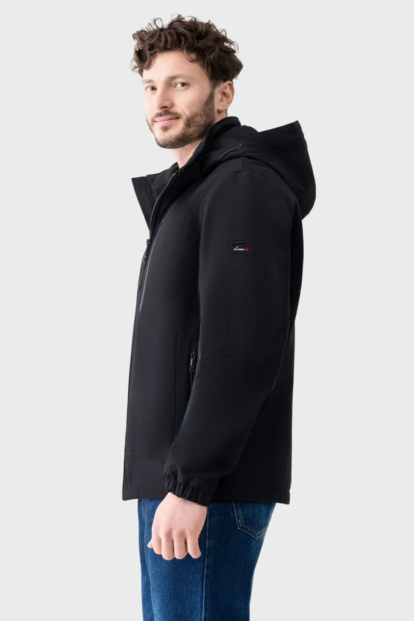 Чоловіча чорна куртка  jacket 4