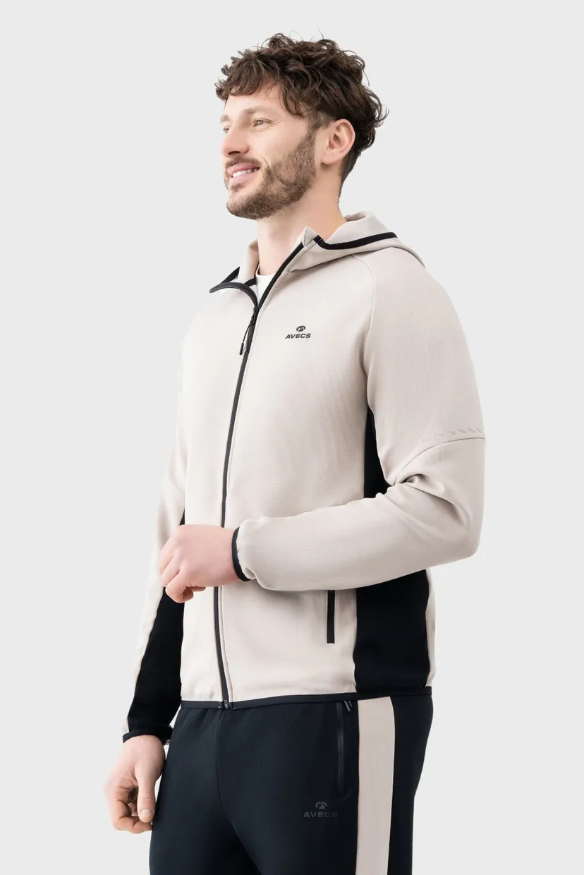 Чоловічий бежевий Спортивний костюм (кофта, штани) Tracksuit 5