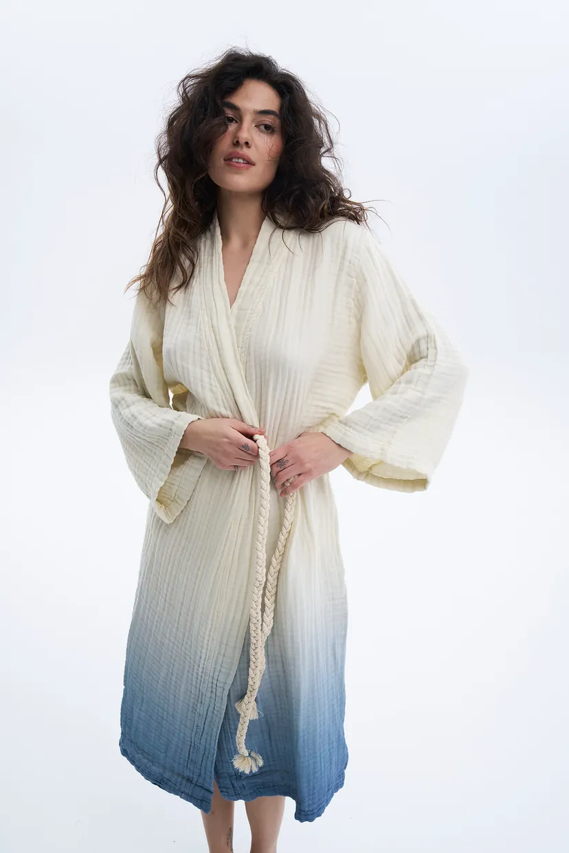 Жіночий халат Nitra muslin denim 4