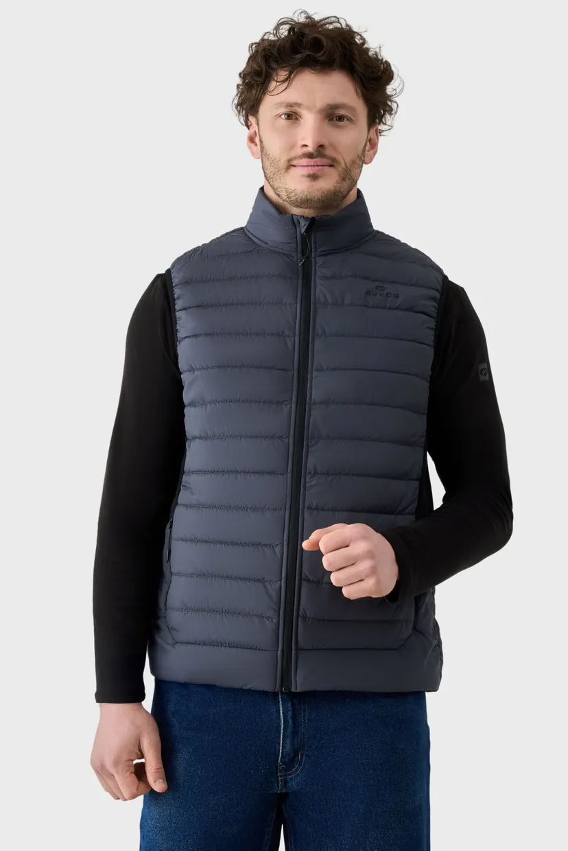 Чоловічий сірий жилет vest 6
