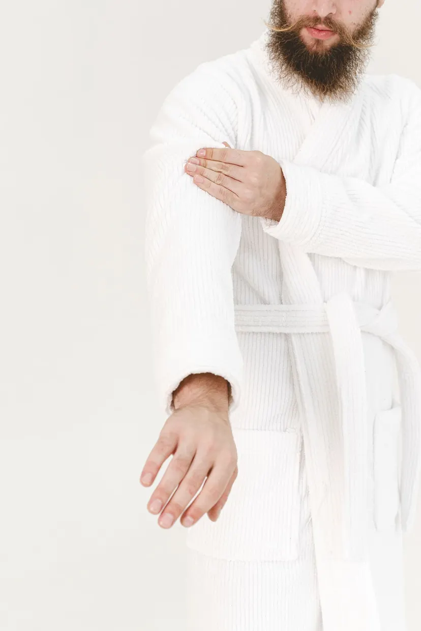 Білий халат Bold white (унісекс) 9