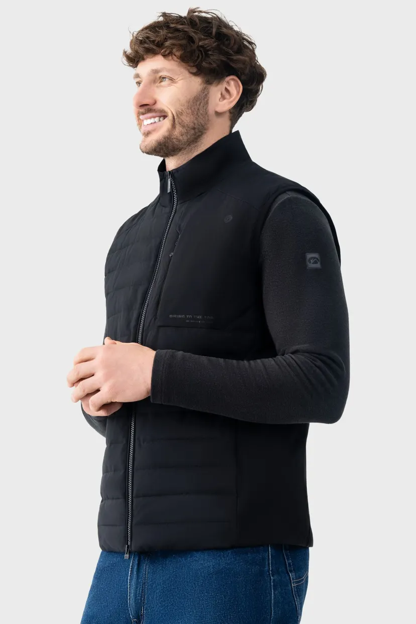 Чоловічий чорний жилет  vest 4