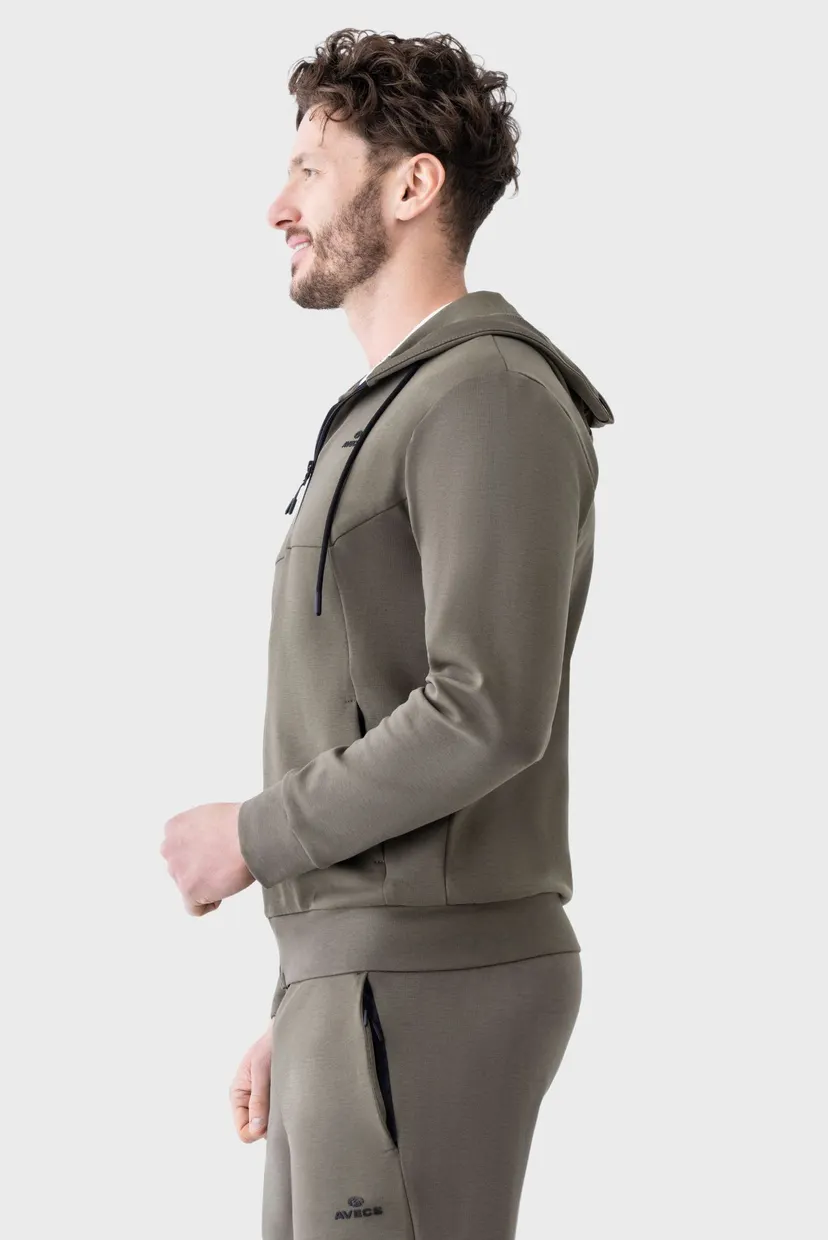 Мужская оливковая спортивная кофта  sweatshirt 4