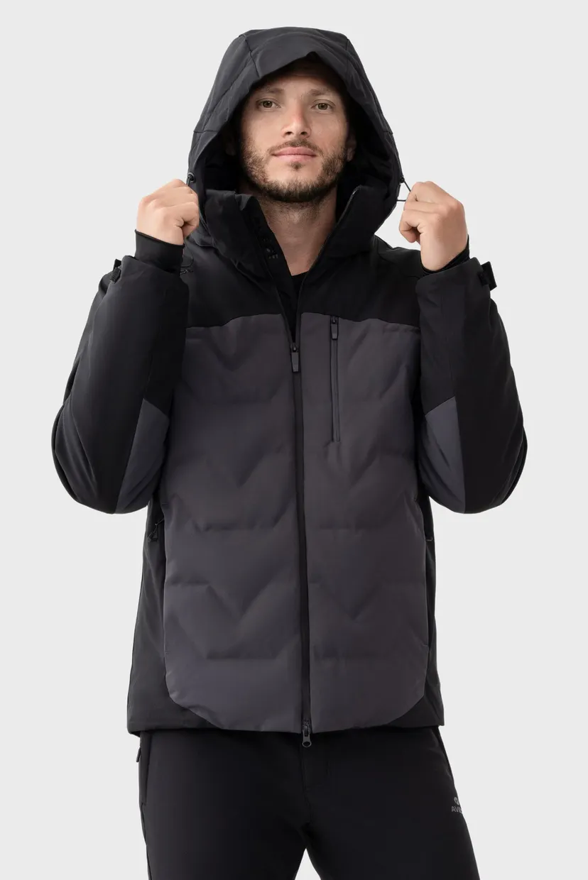 Мужская темно-серая горнолыжная Куртка Jacket 3